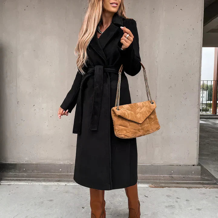 Manteau Imperméable Femme Chic avec Ceinture Ajurable