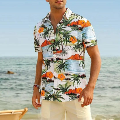 Chemise Homme Manche Courte Décontractée