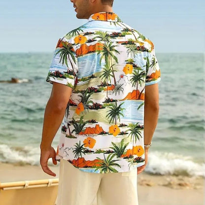 Chemise Homme Manche Courte Décontractée
