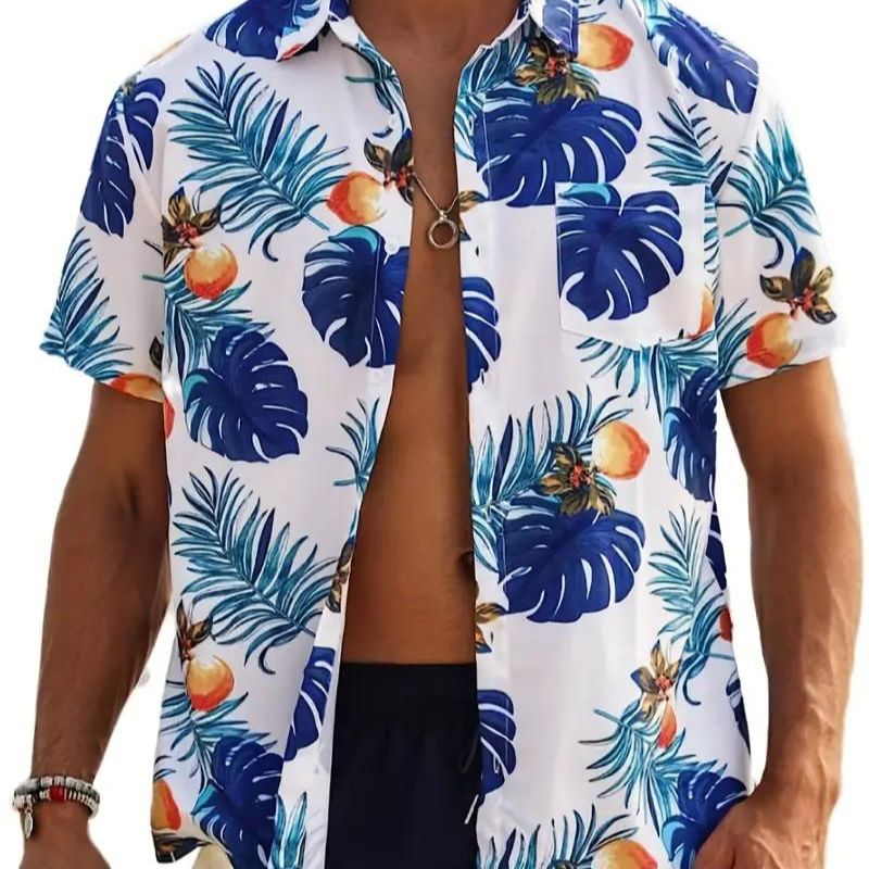 Chemise Homme Manche Courte Décontractée