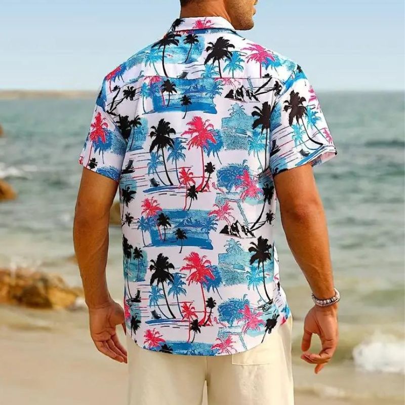 Chemise Homme Manche Courte Décontractée