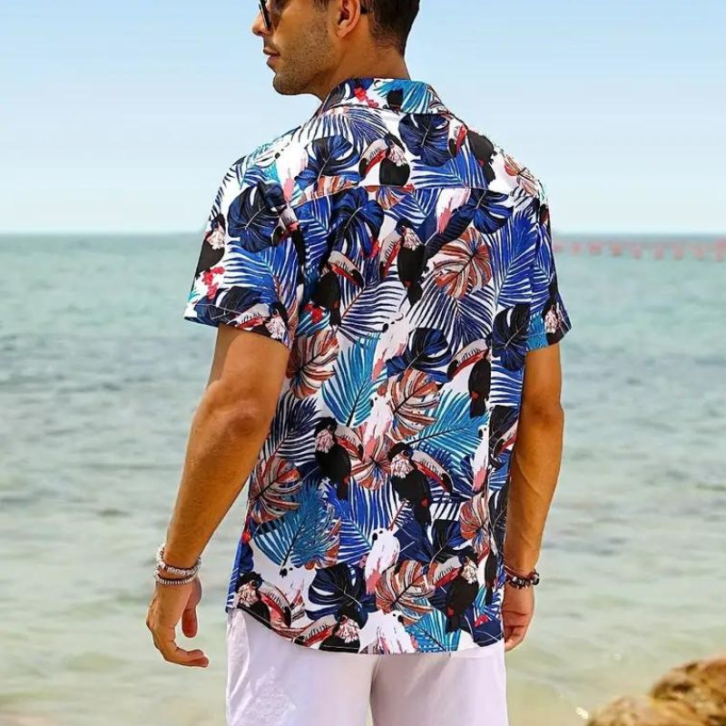 Chemise Homme Manche Courte Décontractée