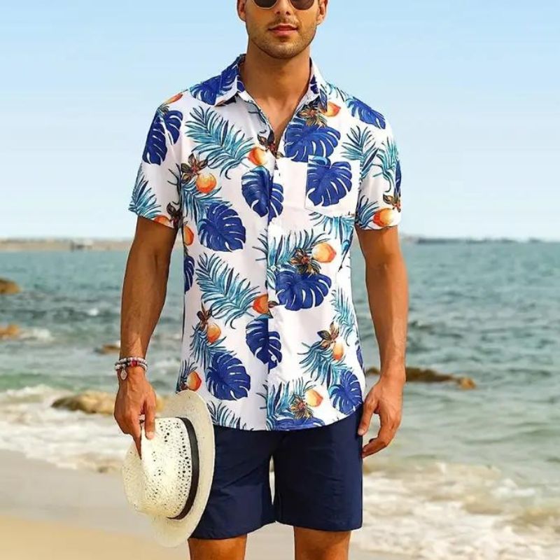 Chemise Homme Manche Courte Décontractée - BerlinGlamour