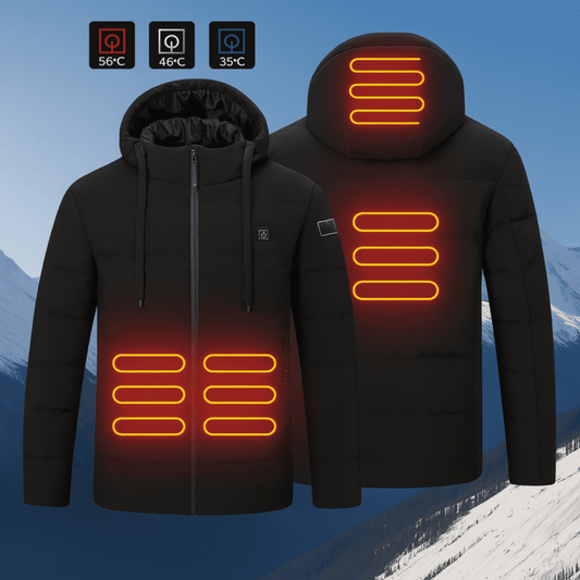 ThermiShield™ – Veste Chauffante Unisex avec Batterie Rechargeable