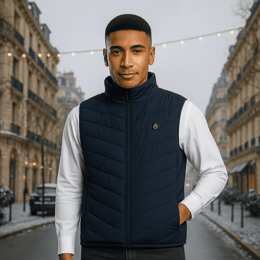 Gilet Chauffant Matelassé sans Manches Unisexe - vue 2