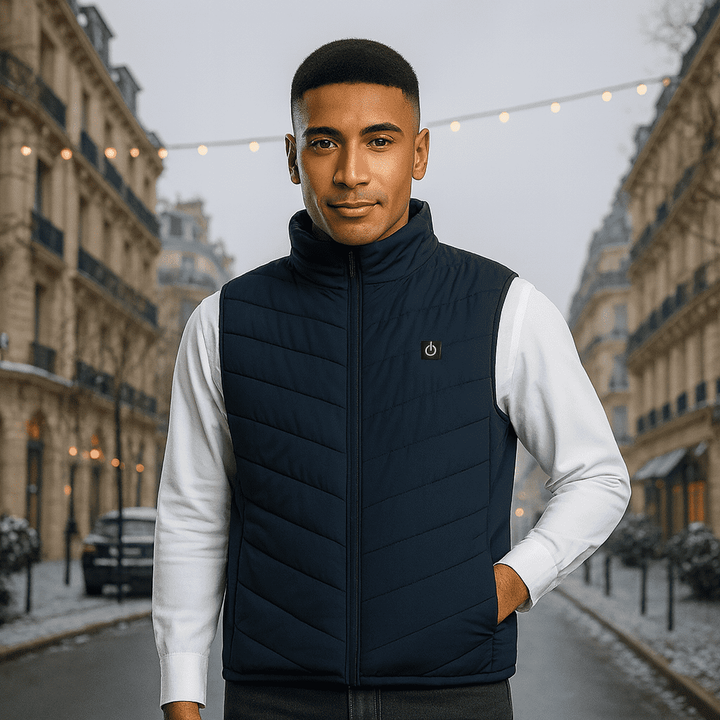 Gilet Chauffant Matelassé sans Manches Unisexe - vue 2