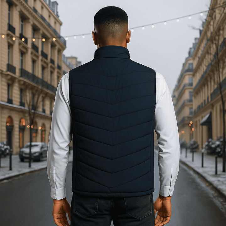 Gilet Chauffant Matelassé sans Manches Unisexe - vue 3