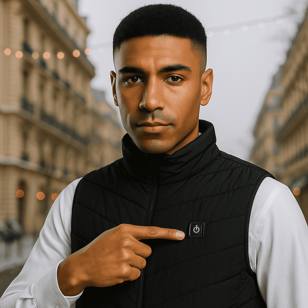 Gilet Chauffant Matelassé sans Manches Unisexe - vue 5