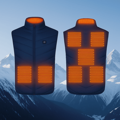 Veste Chauffante Réchargeable Unisexe pour Homme et Femme