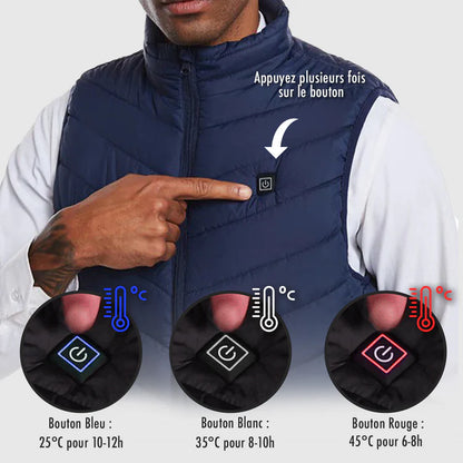 ThermiVest™ – Veste Chauffante Unisexe avec Batterie Rechargeable