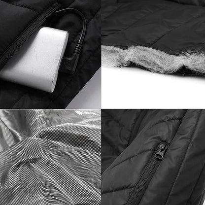 ThermiVest™ – Veste Chauffante Unisexe avec Batterie Rechargeable