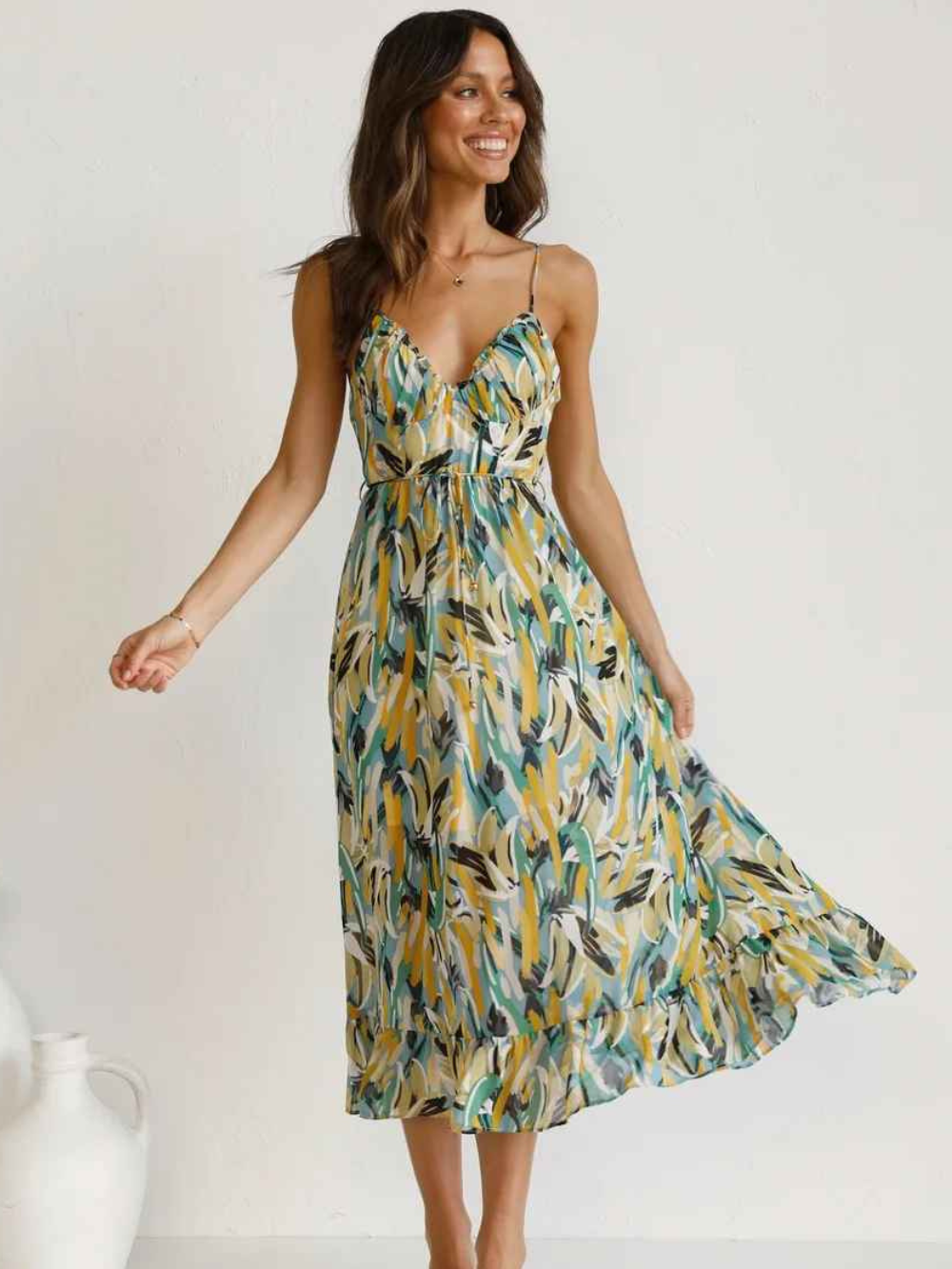 Robe Été Légère à Imprimé Floral Féminine