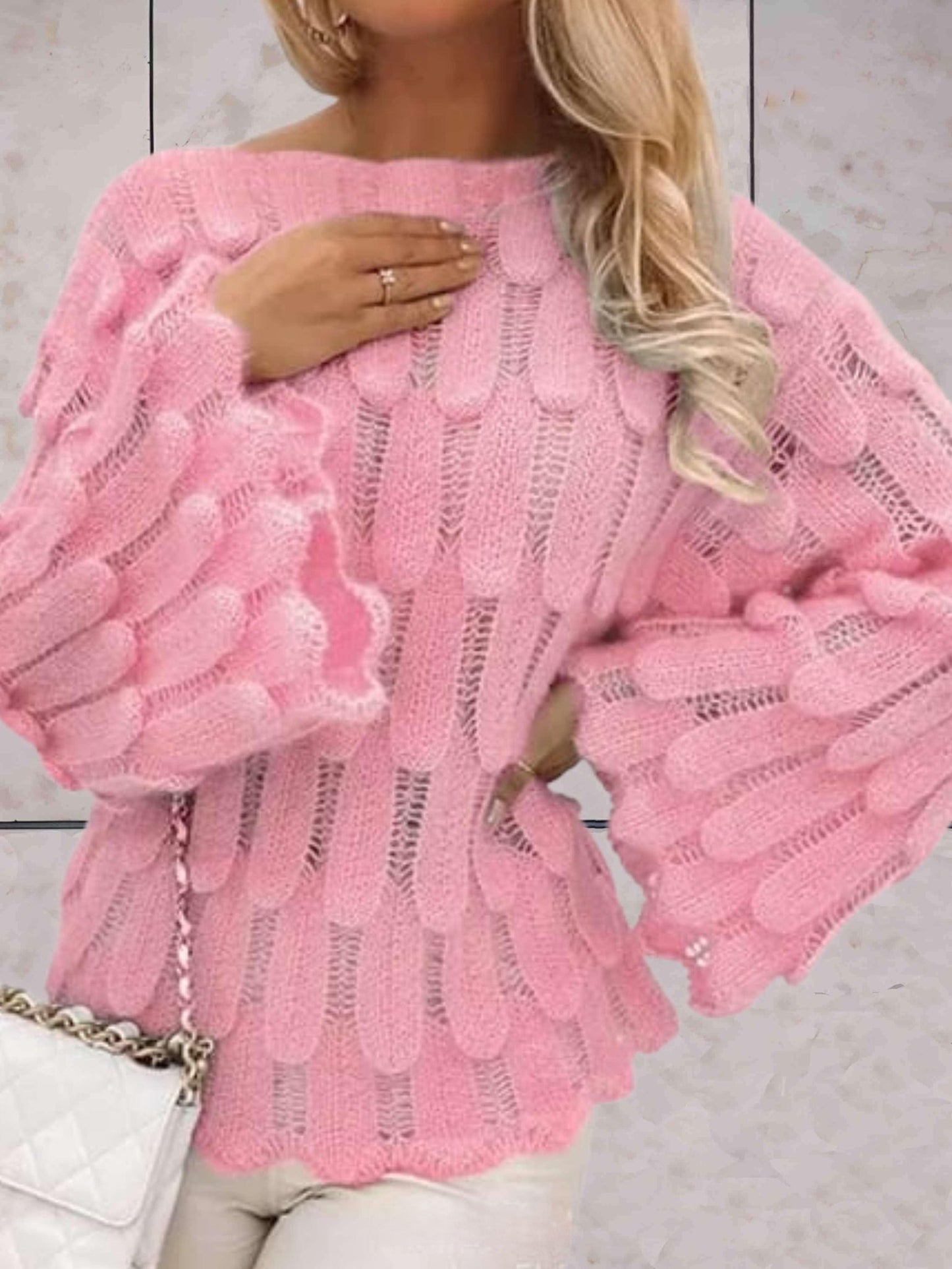 Pull Tricoté Chic Féminin