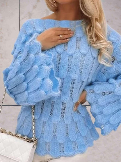 Pull Tricoté Chic Féminin