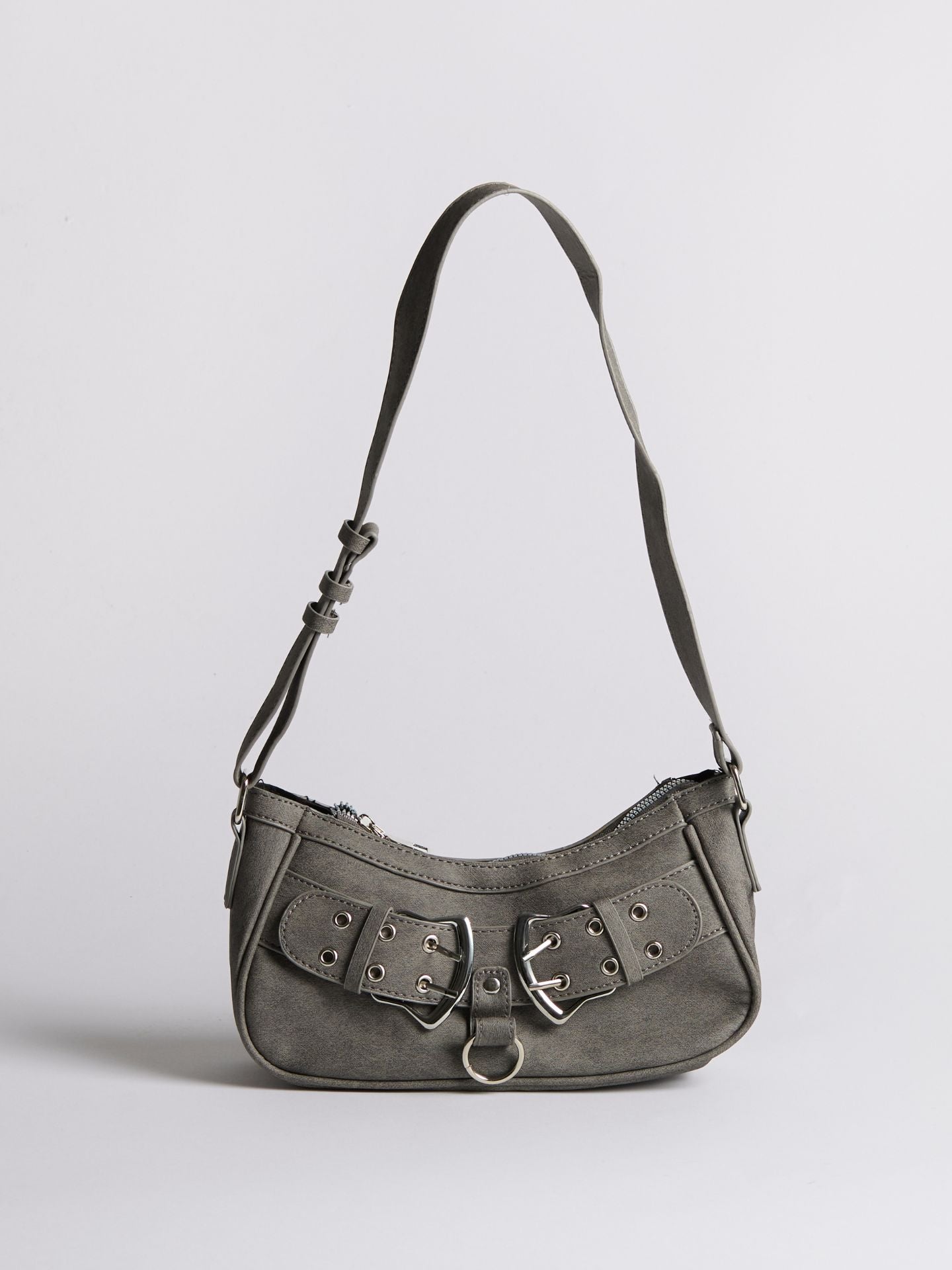 Sac à bandoulière élégant avec fermeture éclair et design vintage