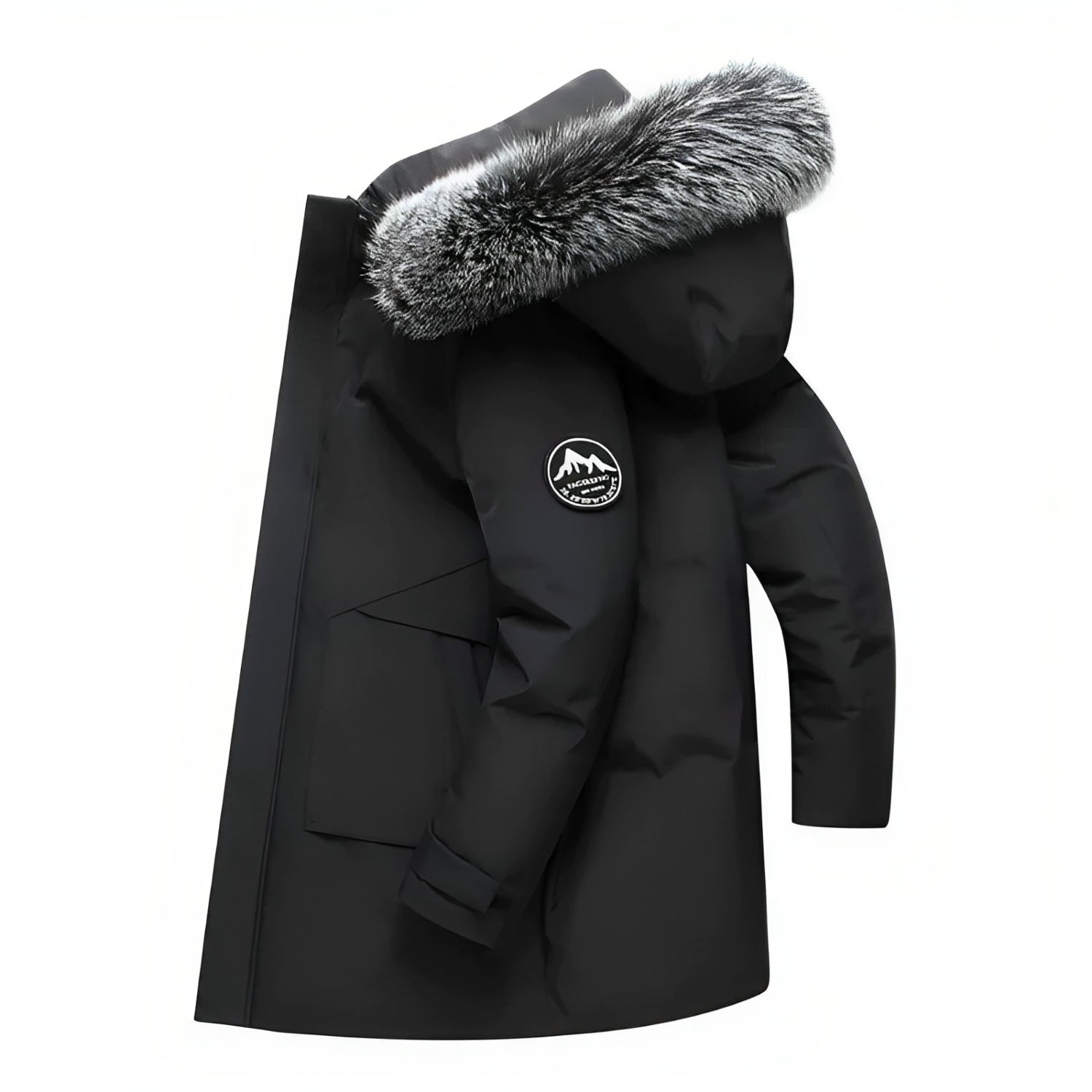 Veste Hiver Fourrée à Capuche Doublée et Chaude - PanierRoyale