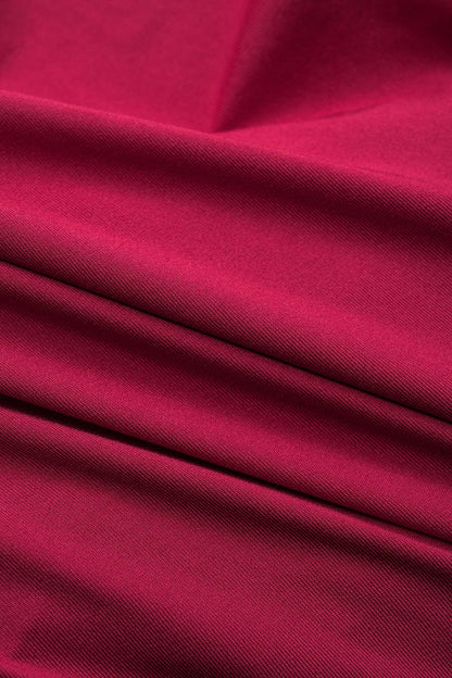 Top Femme Manches Longues avec Décolleté Drapé et Bustier Intégré