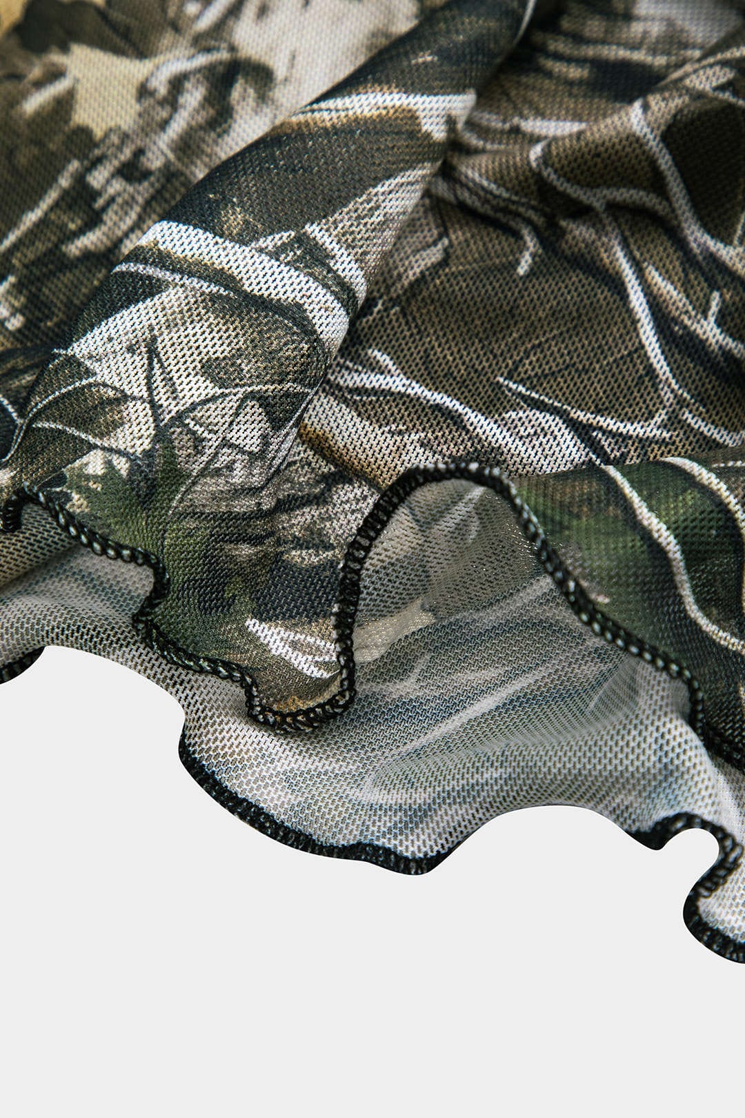 Top débardeur camouflage manches cloche