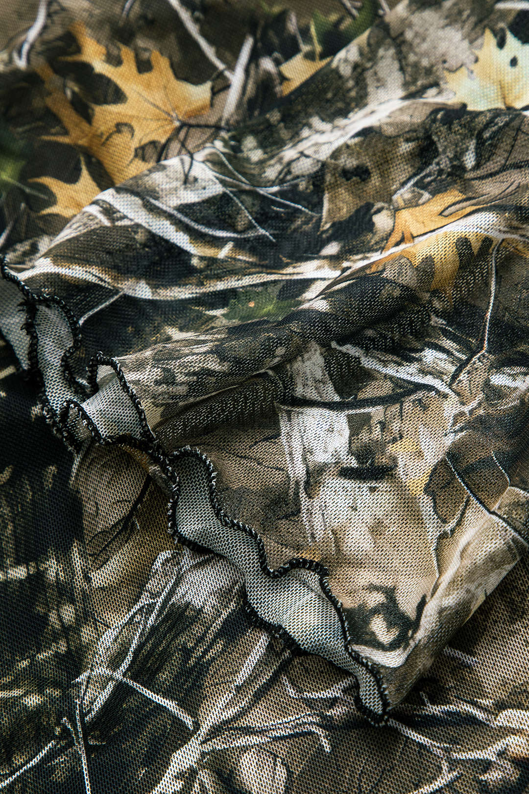 Top débardeur camouflage manches cloche