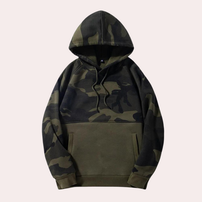 COSTAS - Sweat à Capuche Camouflage Décontracté pour Hommes