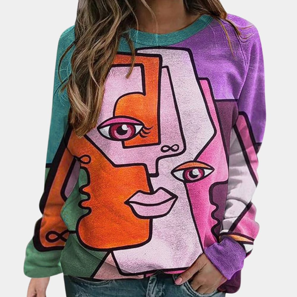LILLIAN - Sweat-shirt Artistique pour Femmes