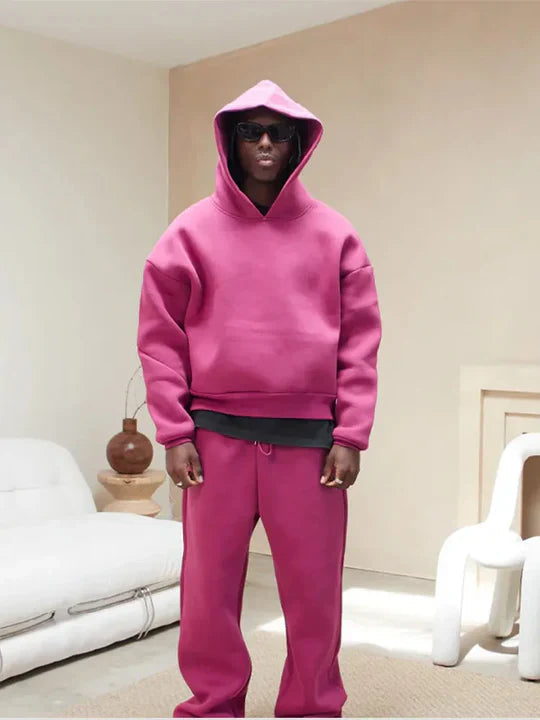 Ensemble Sweatshirt Homme Coton Confort Coupe Oversize