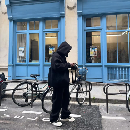 Ensemble Sweatshirt Homme Coton Confort Coupe Oversize