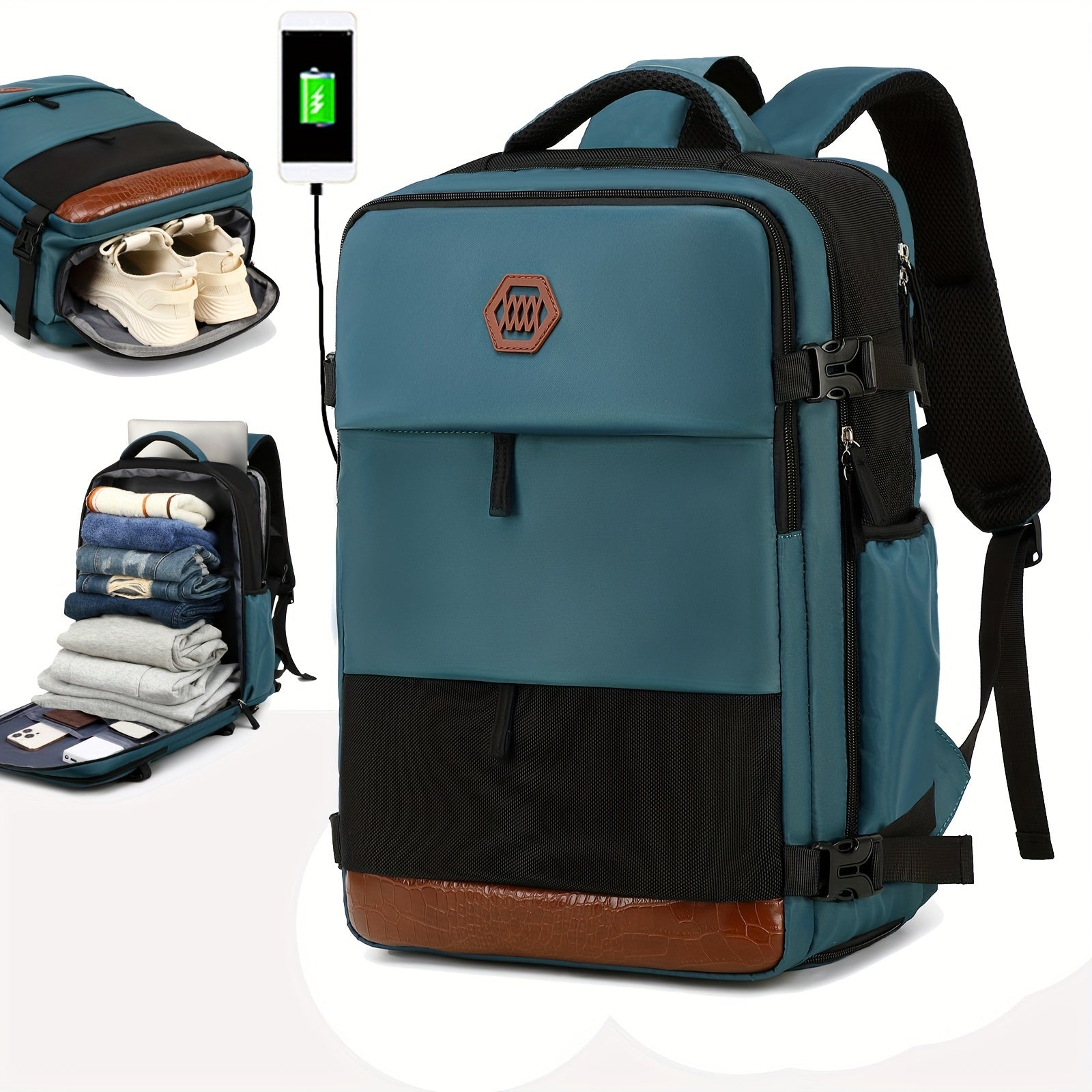 TravelPro™ Sac à Dos Multifonctionnel | Compartiment Ordinateur & Voyage