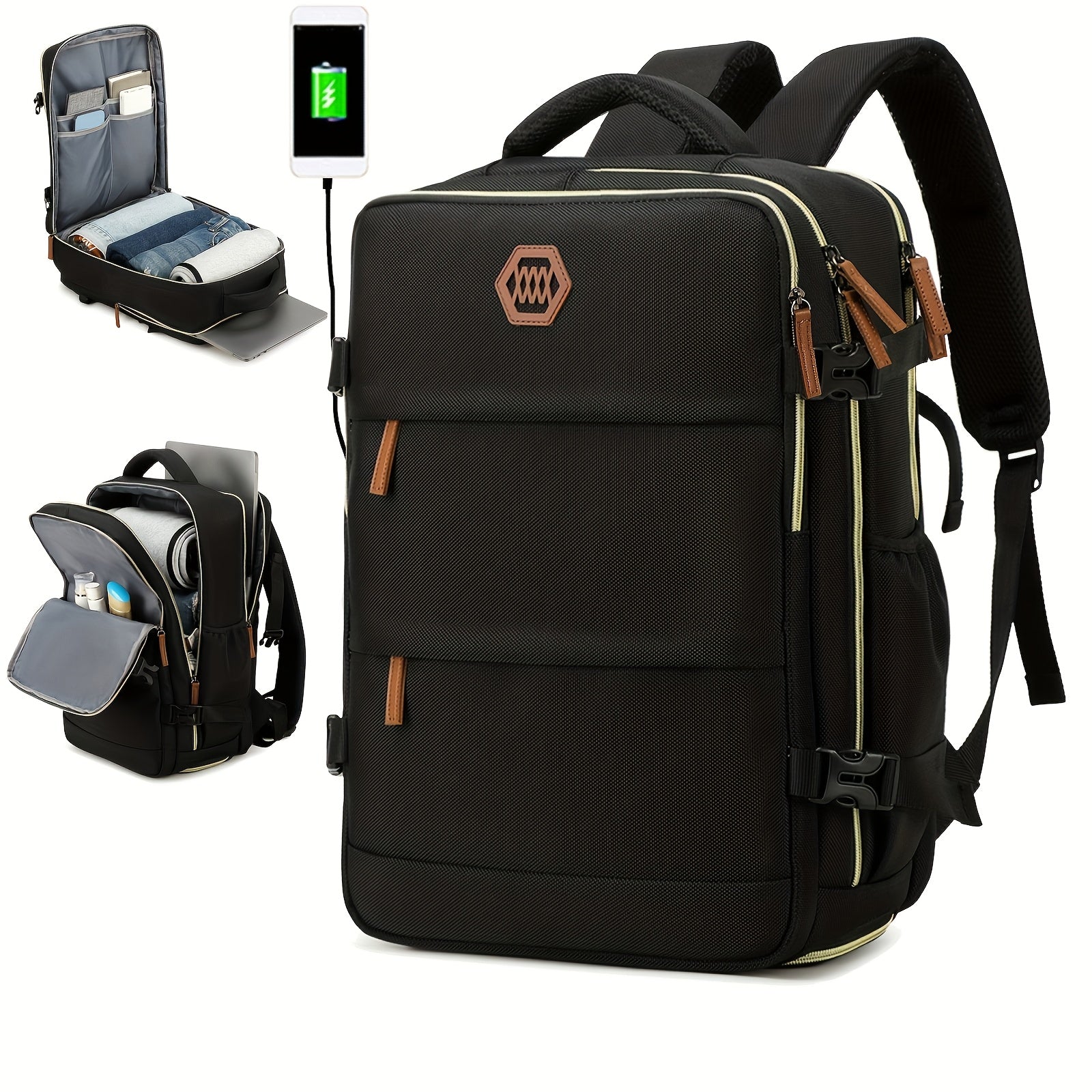 TravelPro™ Sac à Dos Multifonctionnel | Compartiment Ordinateur & Voyage