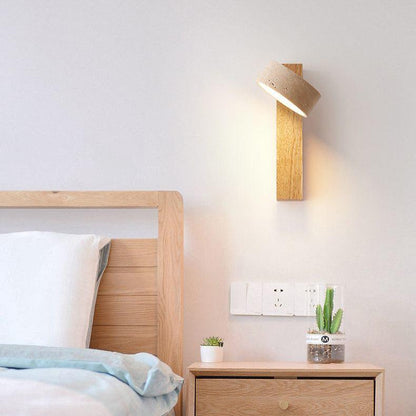 Traverna™ – Applique Murale Design en Travertin Blanc Cassé Wabi Sabi