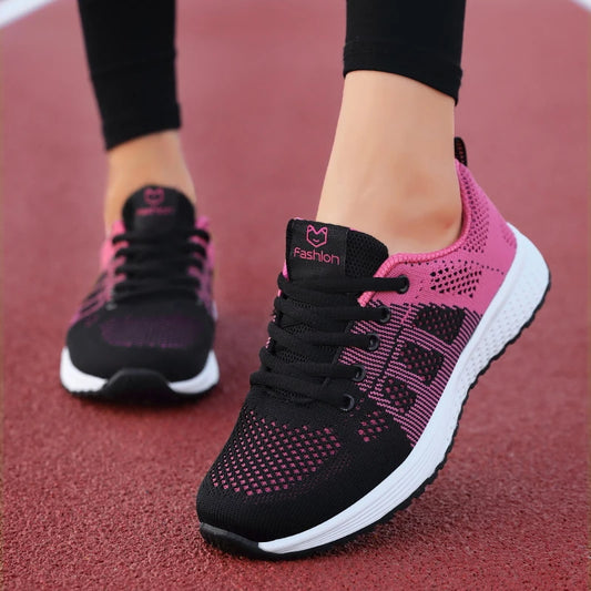 TrendStep™ – Baskets Femme à Plateforme Confortables et Élégantes