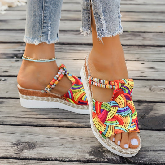 TressiaLift™ – Sandales Femme Compensées & Élégantes pour l’Été