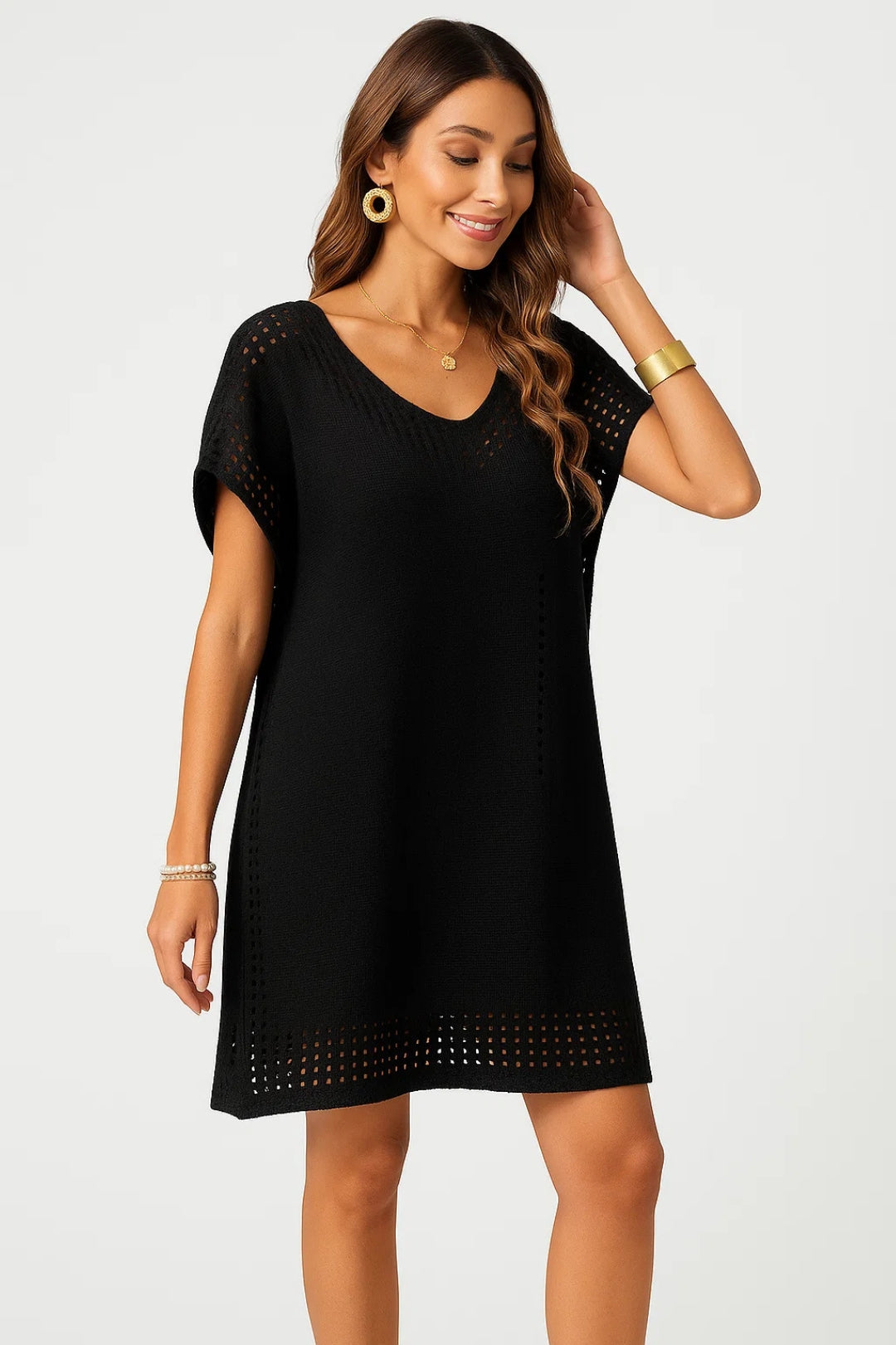 Robe de Plage Dentelle Légère et Féminine - PanierRoyale