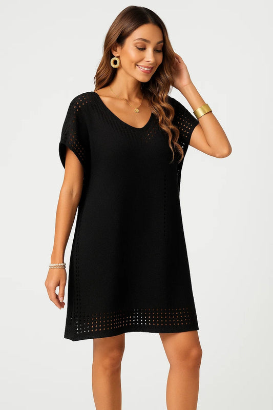 Robe de Plage Dentelle Légère et Féminine - PanierRoyale