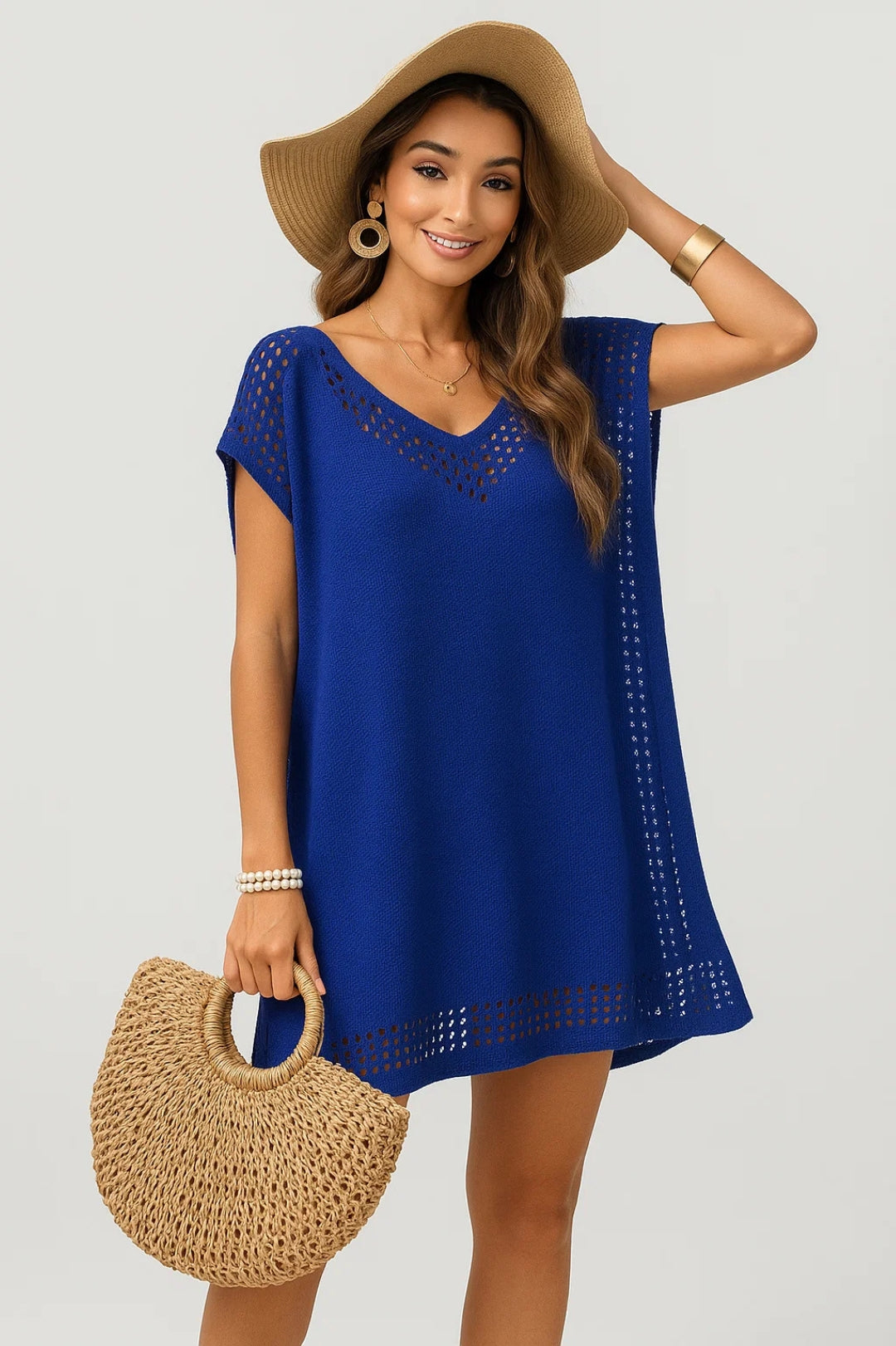 Robe de Plage Dentelle Légère et Féminine