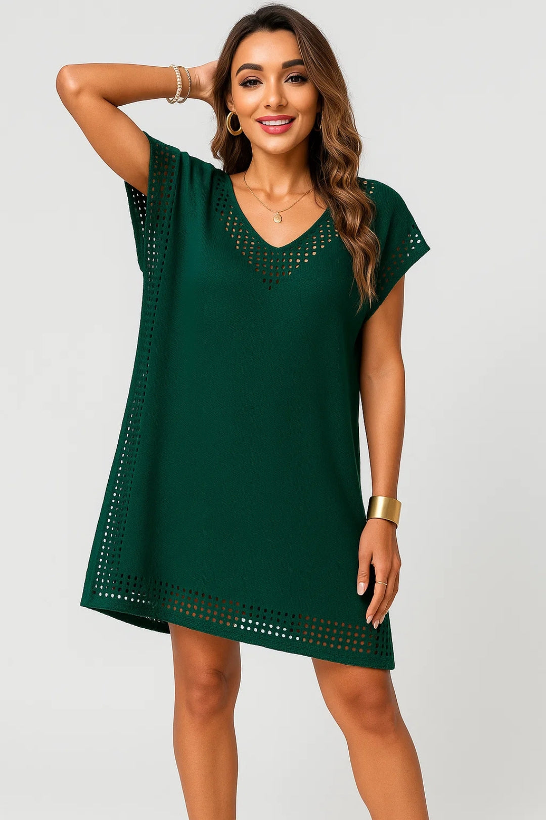 Robe de Plage Dentelle Légère et Féminine