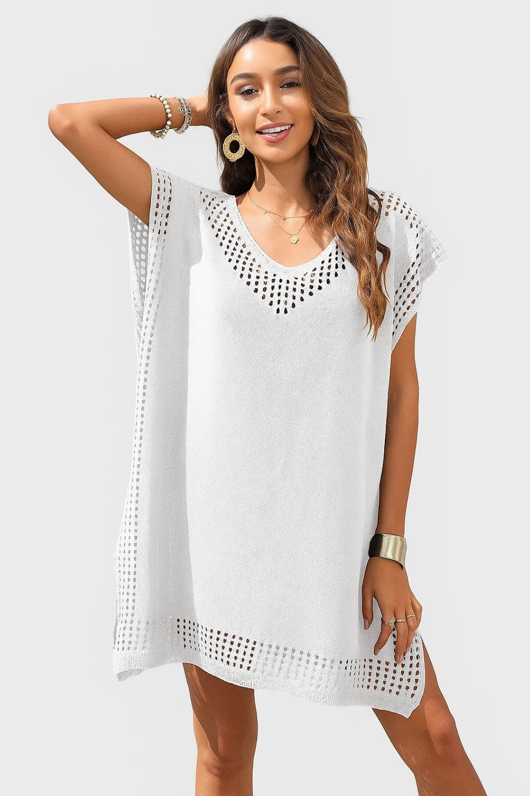 Robe de Plage Dentelle Légère et Féminine