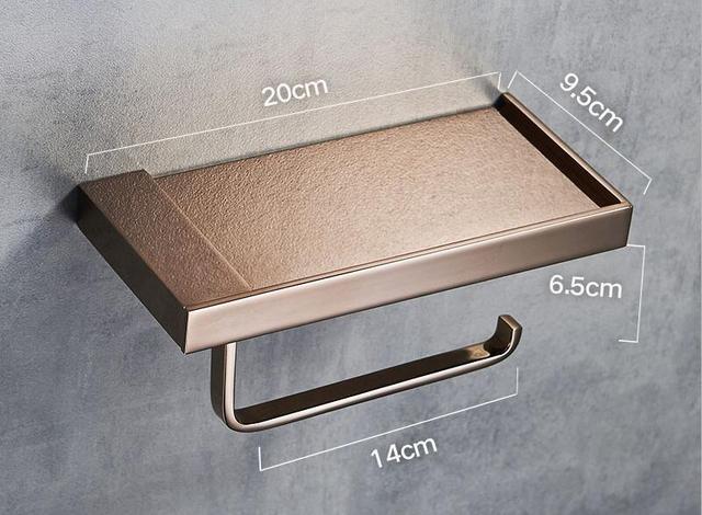 Support de Papier Toilette Murale et Meuble de Rangement Moderne
