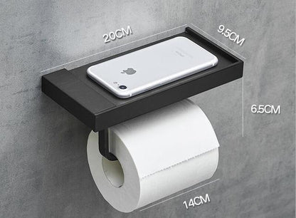 Support de Papier Toilette Murale et Meuble de Rangement Moderne