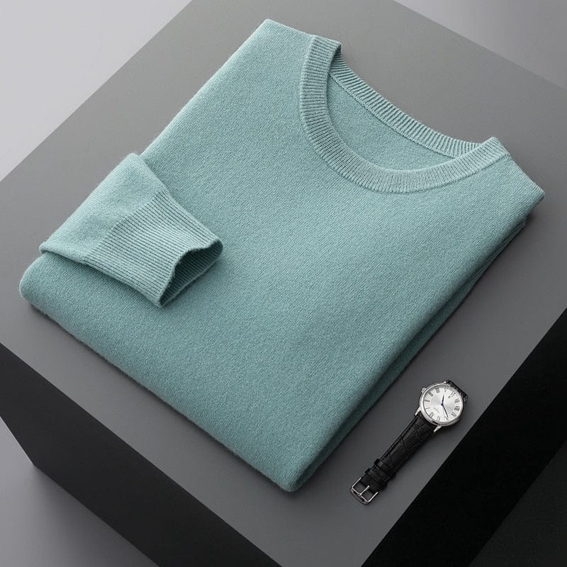 Pull Homme Classique Col Rond