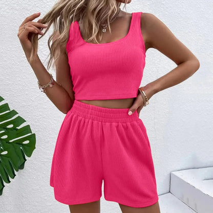 Ensemble Détente Haut Complet et Short Élastiqué Comfort