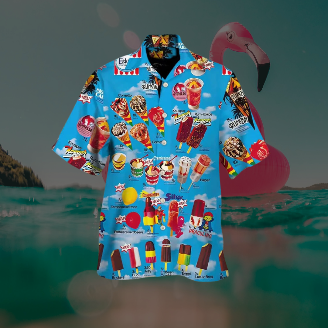 Chemise Homme Été Léger Imprimé Floral Décontracté - PanierRoyale