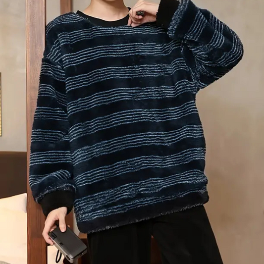 AARON - Pull Rayé Élégant pour Hommes