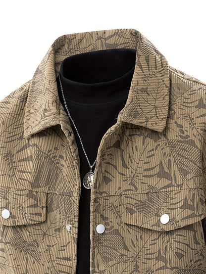 Veste Cuir Homme Décontractée