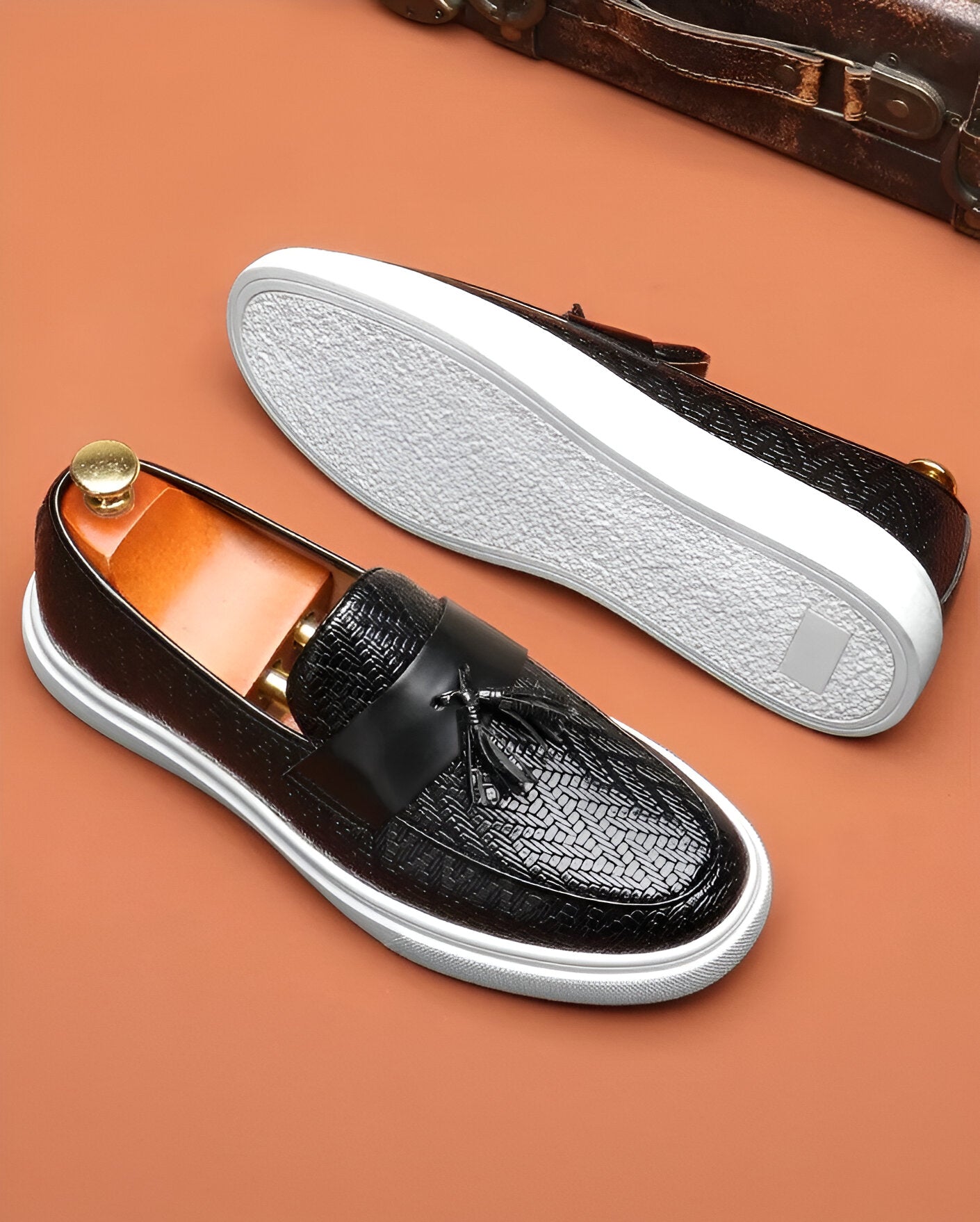 Mocassin Homme Cuir Élégant