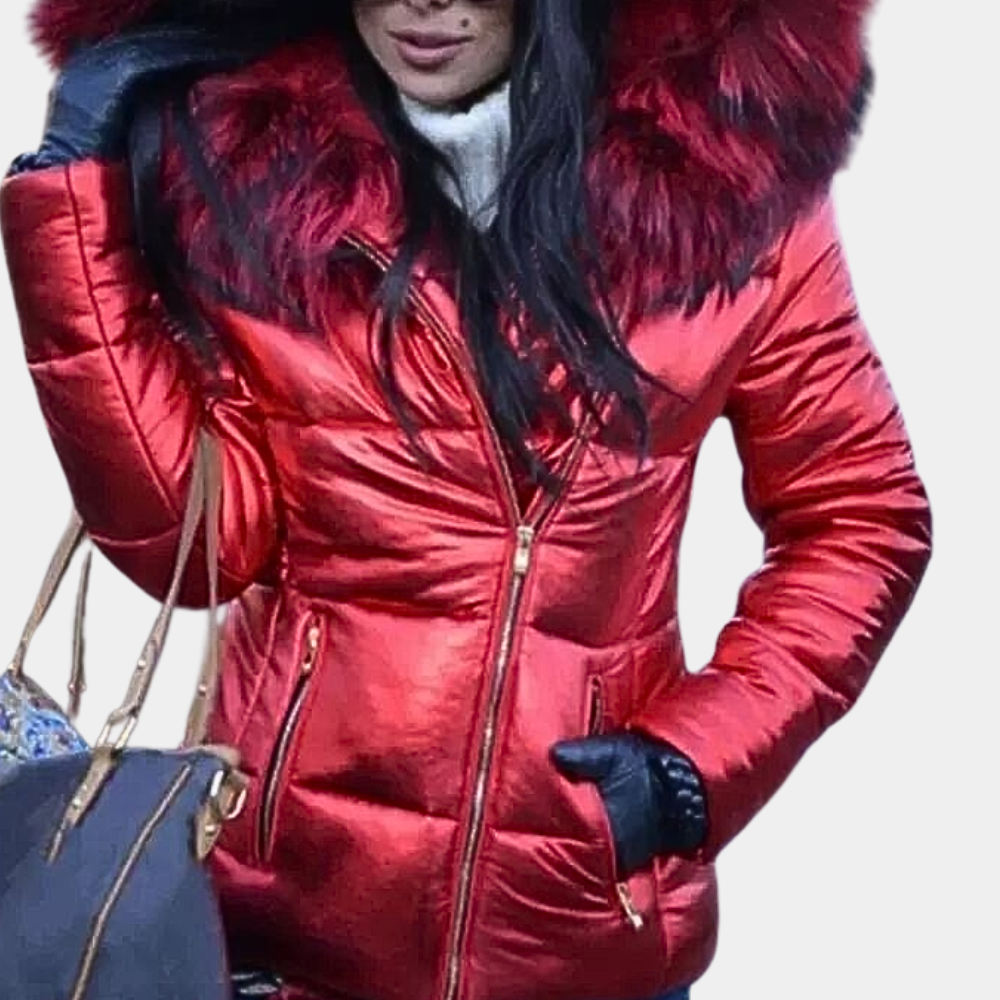 ISANA - Manteau Rembourré à Capuche pour Femmes