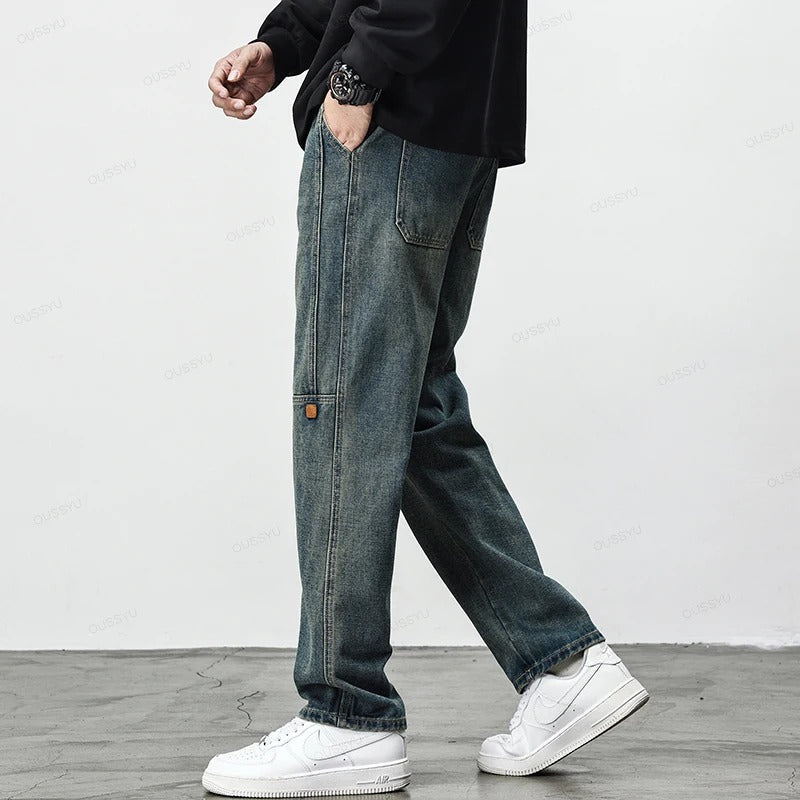 Jean Slim Homme Denim Étretch Confortable