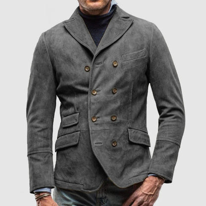 Blazer Homme Slim Fit Élégant Noir