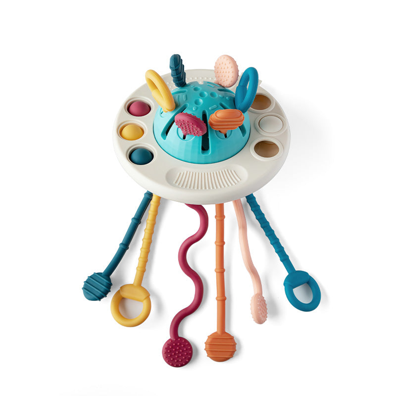 Jouet Bébé Stimulation Sensorielle avec Sucettes et Touchers Doux - PanierRoyale