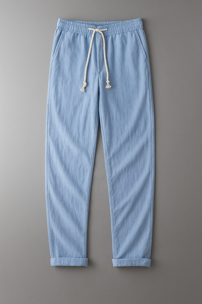 Pantalon Lin Mélangé Homme Confortable